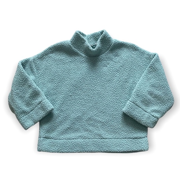 👚Gap Mock Neck Oversized Sherpa Sweater - Picture 1 of 9